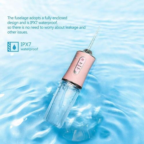 4 NOZZLES ORAL IRRIGATOR PORTABLE DENTAL WATER FLOSSER USB RECHARGEABLE WATER JET FLOSS TOOTH PICK