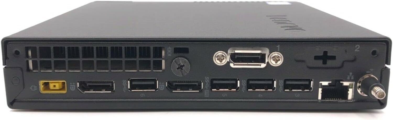 Lenovo ThinkCentre M910q Tiny PC Bundle - Intel Core I5, 8GB RAM, 500GB HDD + 24" Monitor + Keyboard & Mouse - Black
