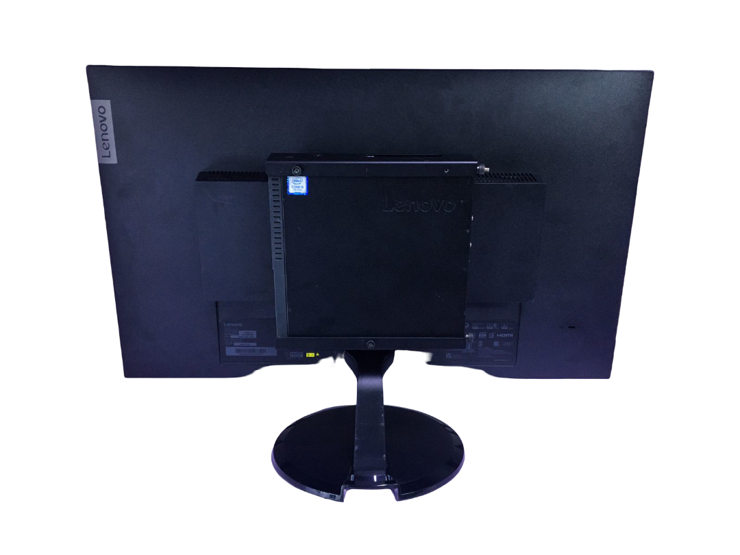 Lenovo ThinkCentre M910q Tiny PC Bundle - Intel Core I5, 8GB RAM, 500GB HDD + 24" Monitor + Keyboard & Mouse - Black