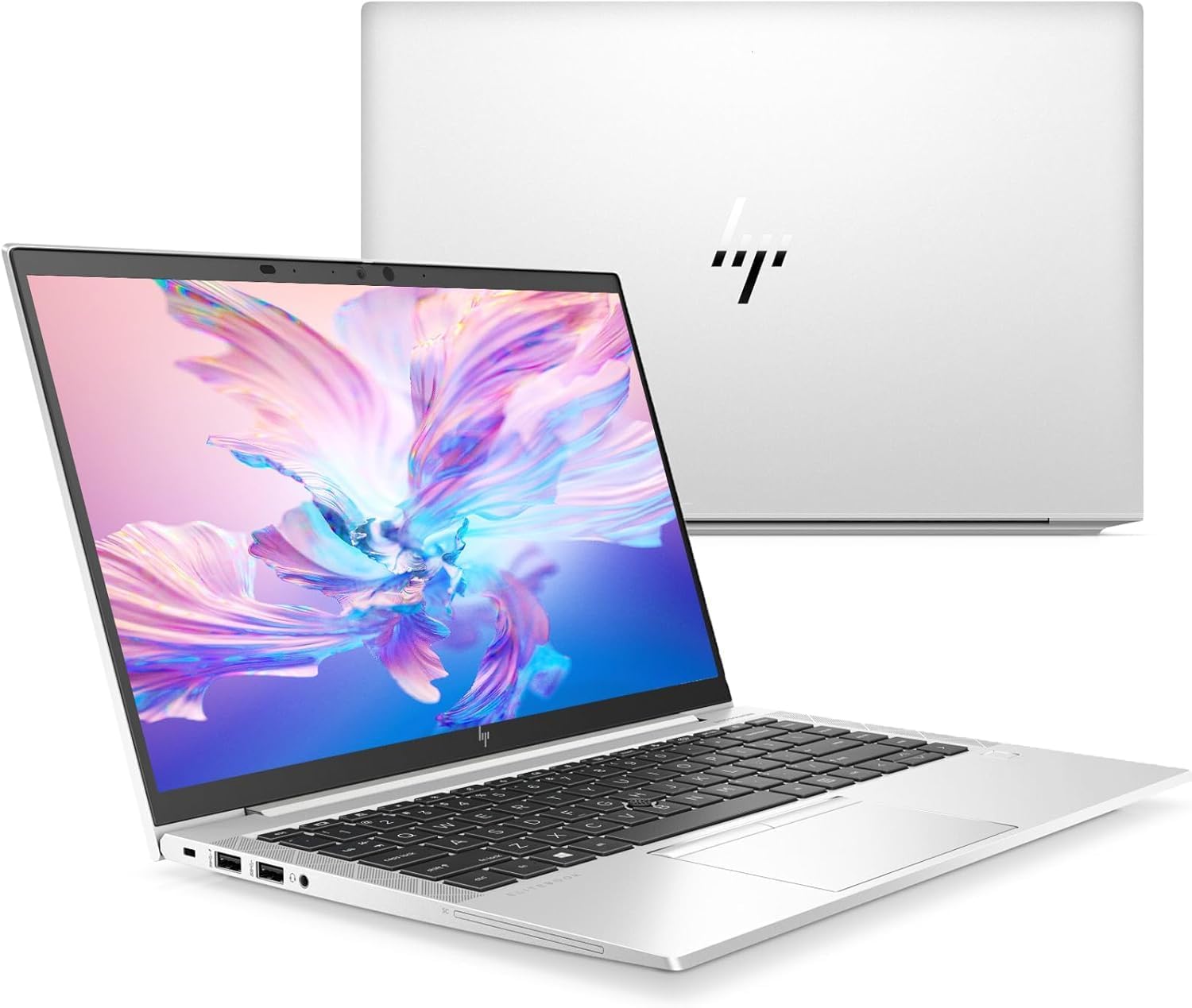 EliteBook 845 G7 14" Laptop – AMD Ryzen 7 PRO 4750U, 8GB RAM, 256GB SSD, Windows 11 Pro - Silver