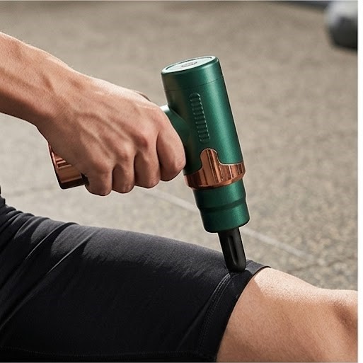 Rechargeable Smart Fascia Massager JY-760 – Deep Tissue Muscle Percussion Massage Gun for Pain Relief & Athletic Recovery – Portable 6-Speed Vibrating Massager