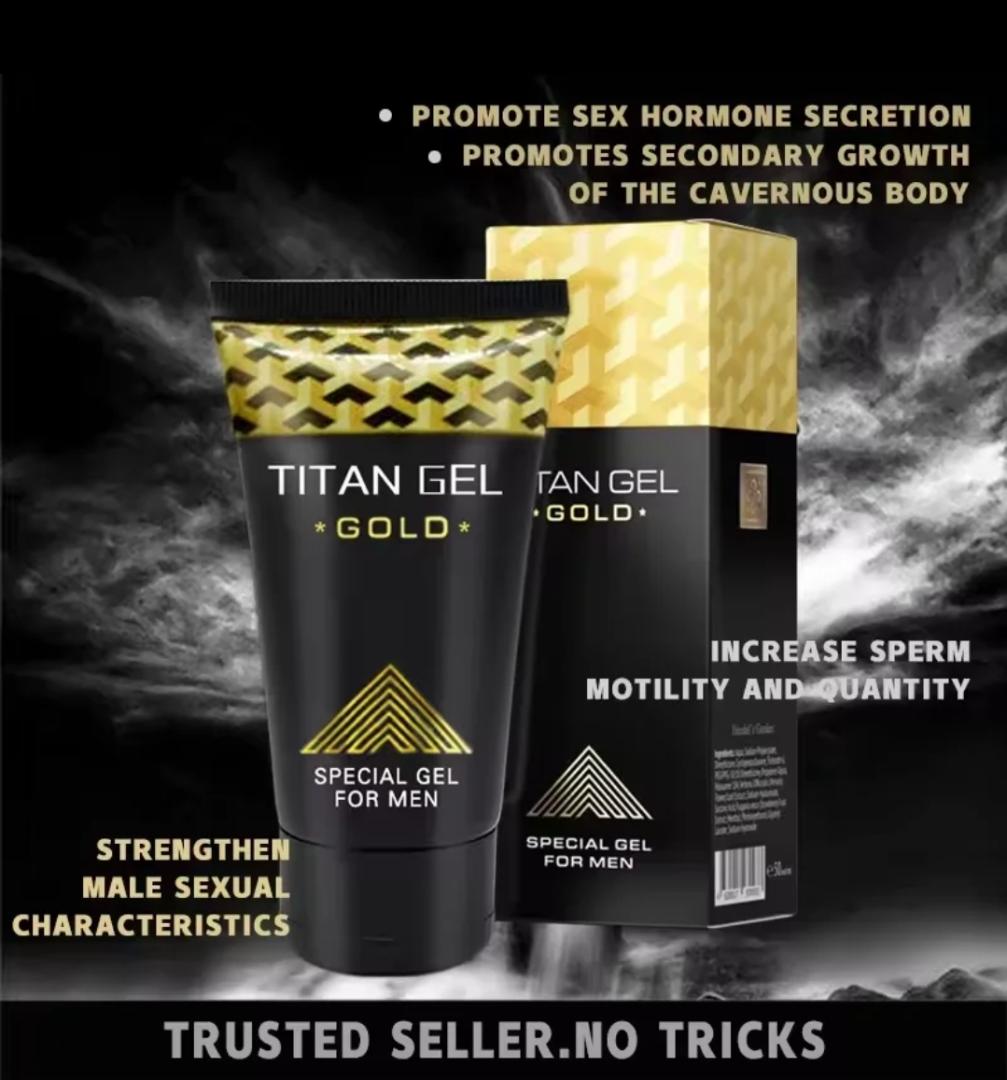 Titan Gel Penis Enlargement Gold -penis Enlargement &libido booster,Promotes sex hormones & secretion,increase sperms mobility, quantity & pleasure. view 2