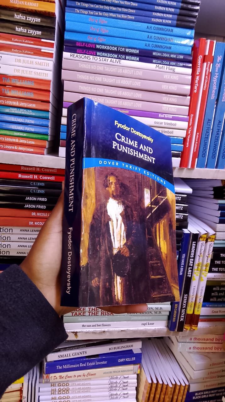 Crime and Punishment by Fyodor Dostoevsky Dover Thrift Edition Classic Literary Fiction Psychological Novel Philosophy Mystery Timeless Bestseller Educational Reading Book