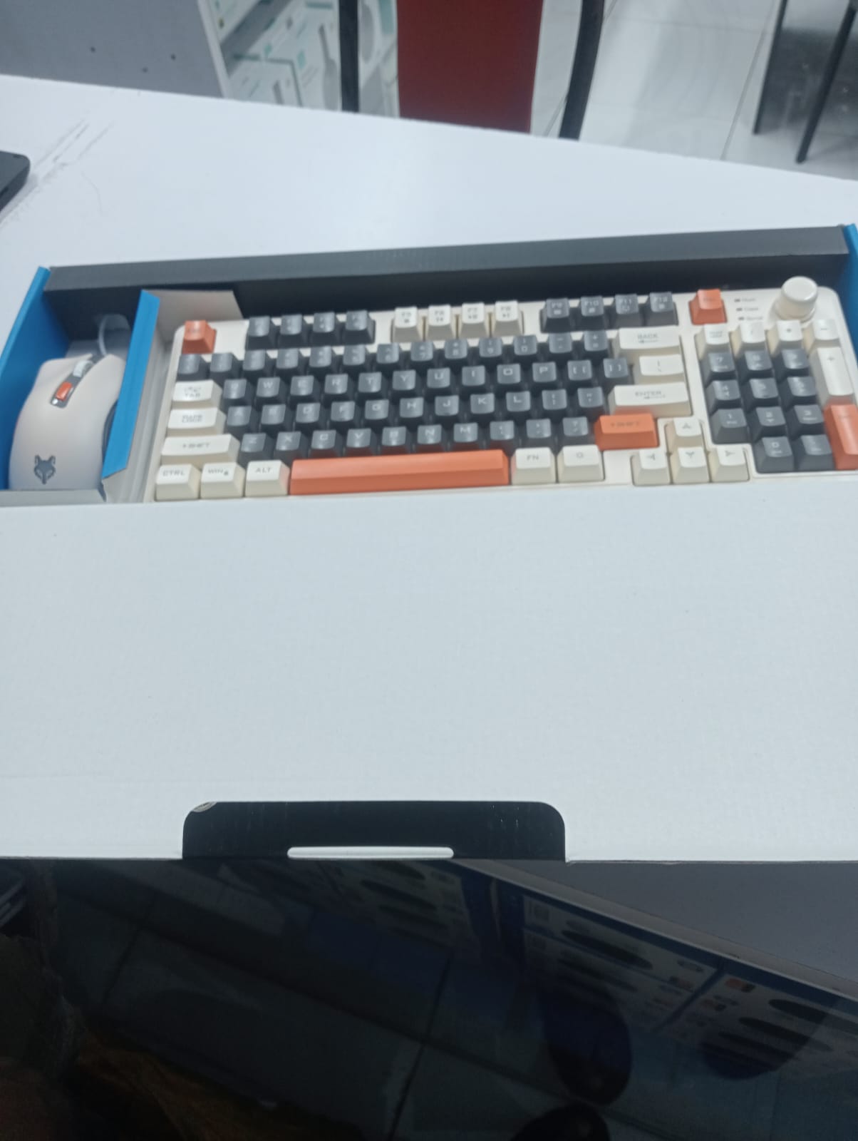 XUNFOX K820 RGB Gaming Keyboard & Mouse Combo – LED Backlit, Fast Response