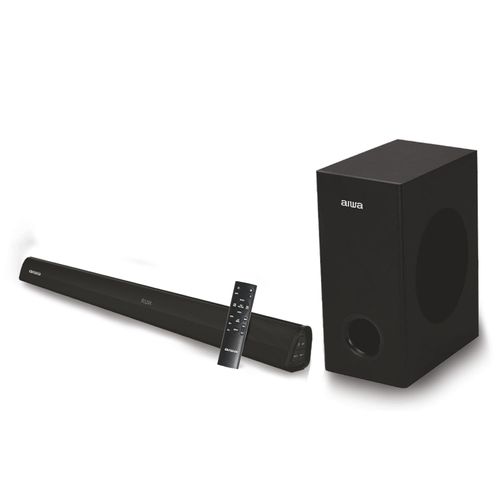 AIWA Soundbar SB5010 Sound Pro 4.1CH Home Theater Sound Bar with Dynamic Bass Subwoofer, Digital Display, Remote Control & Multi-Input Connectivity