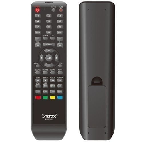 Smartec 32 Inch Frameless HD Digital TV with Built-in Tuner, Dual Remote Controls, Energy Saving AC/DC Solar Compatible Flat Screen LED Television