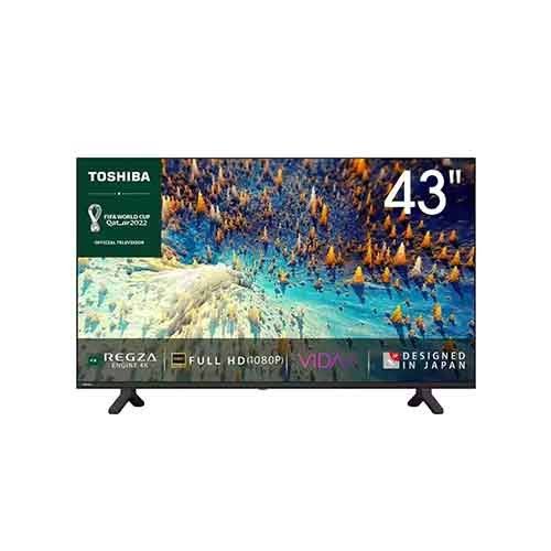 Toshiba 43" Smart Full HD / 4K UHD LED TV – VIDAA OS, Bezel-Less Design, REGZA Engine, Built-In WiFi, Netflix, YouTube, Prime Video