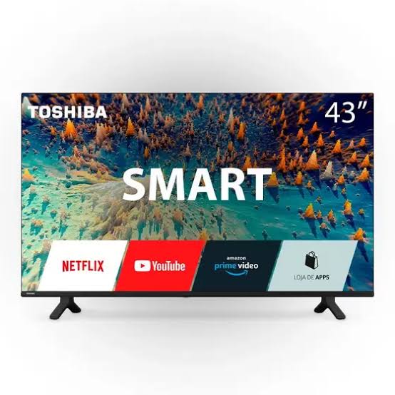 Toshiba 43" Smart Full HD / 4K UHD LED TV – VIDAA OS, Bezel-Less Design, REGZA Engine, Built-In WiFi, Netflix, YouTube, Prime Video