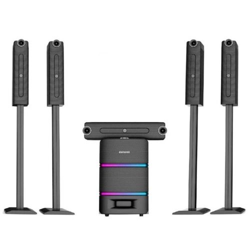 Aiwa HT-750 5.1 Channel Super Bass Home Theater Speaker System – 700W Output, Bluetooth, USB, SD, FM Radio & Remote Control