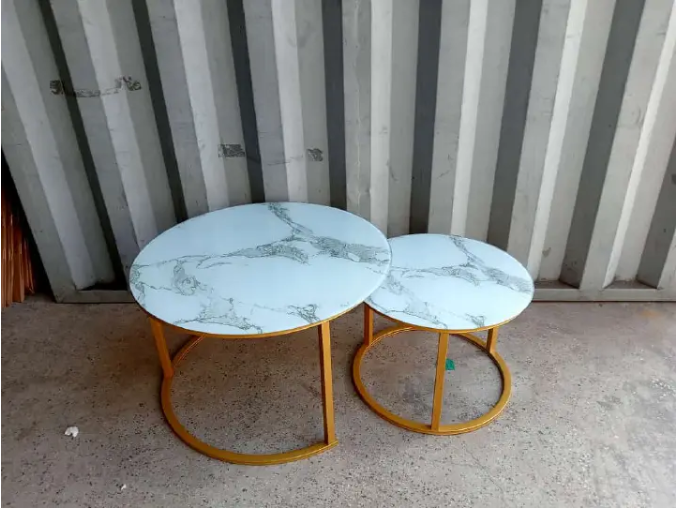 Marble Nesting Coffee Table (Glass Effect) – Stylish & Space-Saving Upgrade your living room with the Marble Nesting Coffee Table with Glass Effect, a perfect blend of elegance, functionality, and mod
