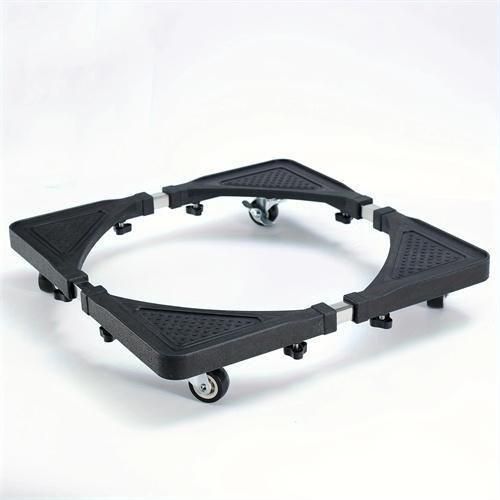 Detachable universal roller refrigerator base bracket, Washing Machine Stand, refrigerator handcart bracket, adjustable and extendable storage rack, suitable for home kitchens.