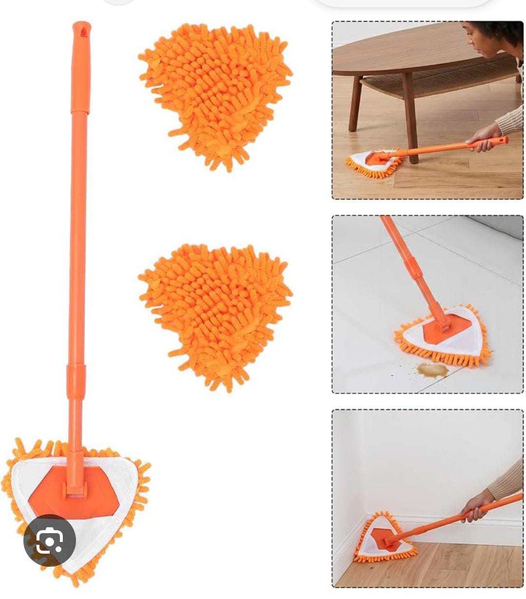 ROTATING TRIANGLE CHENILLE MOP