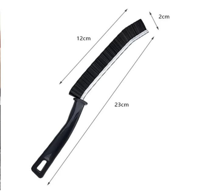 2 PIECE GAP / WINDOW TRACK CLEANING BRUSH - Hard  Bristle for tight spaces