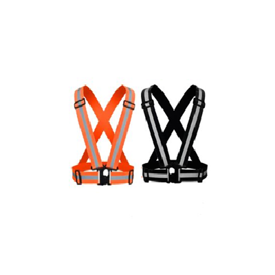 Adjustable Motorcycle Reflective Straps – High-Visibility Safety Vest – Night Riding Gear