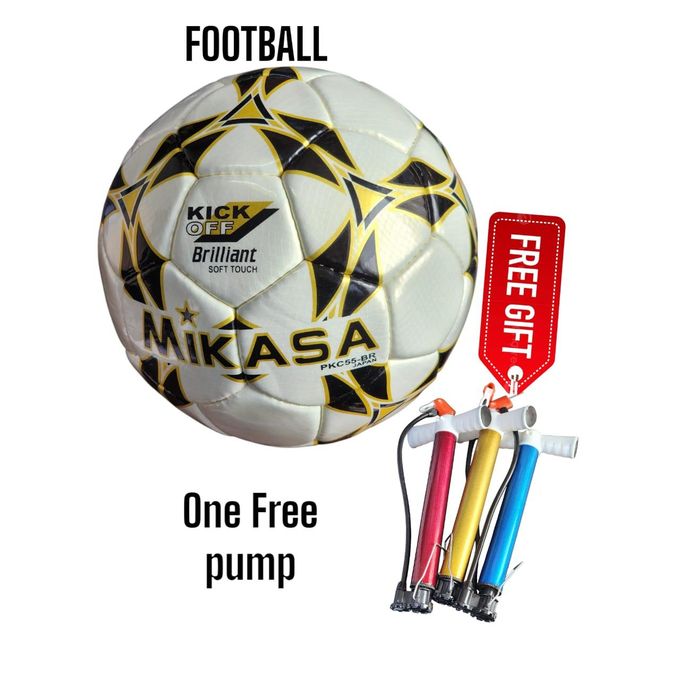 Original Mikasa Football Ball Size 5 with FREE PUMP