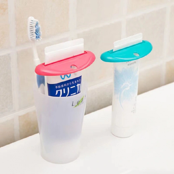 2pc Plastic Toothpaste Squeezer, Multi-Purpose Tube Roller for Toothpaste, Hand Cream & Mustard