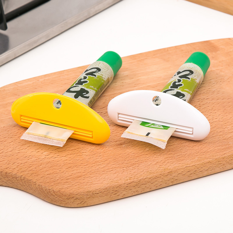 2pc Plastic Toothpaste Squeezer, Multi-Purpose Tube Roller for Toothpaste, Hand Cream & Mustard