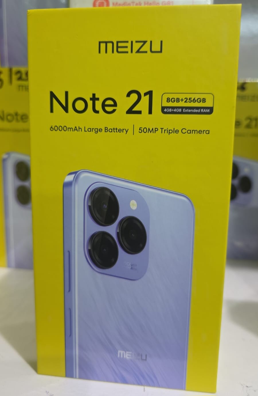ORGINAL PHONE ON OFFER! MEIZU NOTE 21,256GB ROM + 8GB RAM, 50MP GENUINE REAR CAMERA, 13MP SELFIE, 6000MAH LARGE BATTERY, 6.7 HD DISPLAY T606 UNISOC PROCESSOR, ANDROID 14, SIDE FINGERPRINT, 1YR WARRANT