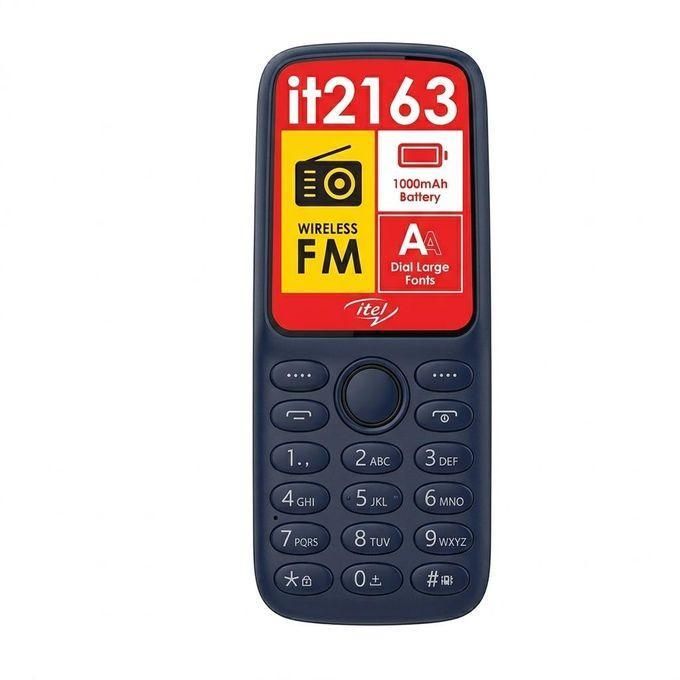 NEW ITEL 2163 1.8" DISPLAY WIRELESS FM DUAL SIM OPERA MINI BRIGHT TORCH KABAMBE KATULULU BUTTON FEATURE PHONE KING TALKER 2000 CONTACTS