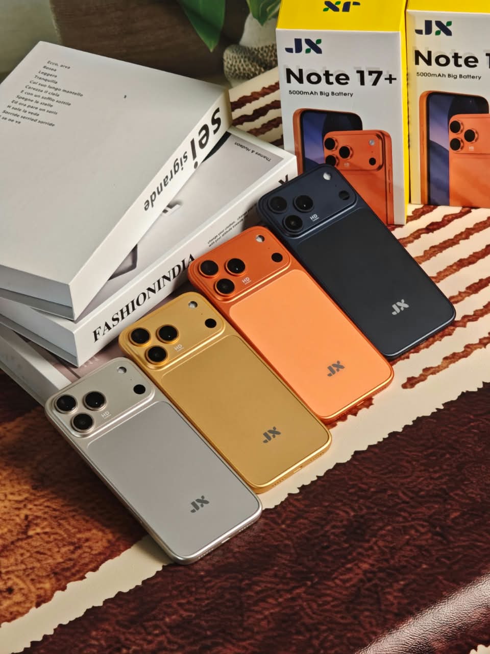 JX NOTE 17 + PRO MAX ,12GB RAM + 128GB ROM, 16MP + 32MP REAR AI CAMERA, 6.6''HD+ Incell Punch hole Screen,4G, ANDROID 14, 5000MAH, WITH EARPODS AND IPHONE COVER GIFTS, WIFI 5GHz/24GHz, OCTACORE PROCES