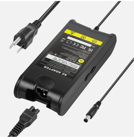 Dell D800 90W Big Pin Laptop Adapter Charger with Flower Cable Replacement