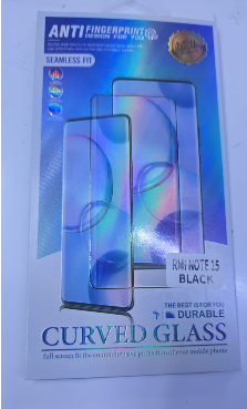 Redmi Note 15 Full Glue 5D Tempered Glass Screen Protector Full Coverage Anti-Scratch HD Clear Protective Glass