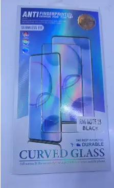 Redmi Note 15 Full Glue 5D Tempered Glass Screen Protector Full Coverage Anti-Scratch HD Clear Protective Glass