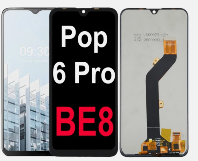 Tecno Spark 8C (KG5k) Replacement LCD Screen – Display Touch Screen Digitizer Assembly