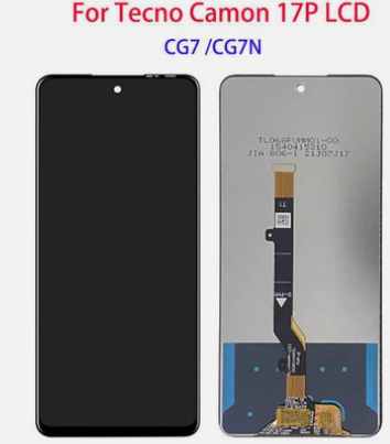Tecno Camon 17P (CG7) Replacement LCD Screen Full Display + Touch Digitizer Assembly – High Quality IPS Panel Repair Replacement