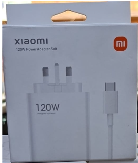 120W Xiaomi Turbo Charger USB Fast Charging Adapter – High-Speed Power Charger