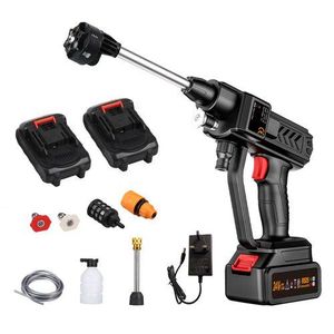 96V High Pressure Car Wash Spray Gun Cordless with Long Hose and Charger