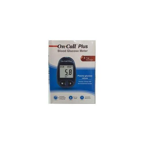 On Call Plus ON-CALL PLUS GLUCOMETER-  Convenient, accurate results in 10 seconds, Frequent testing helps to improve and control blood glucose levels, GLUCOMETER ONLY!!