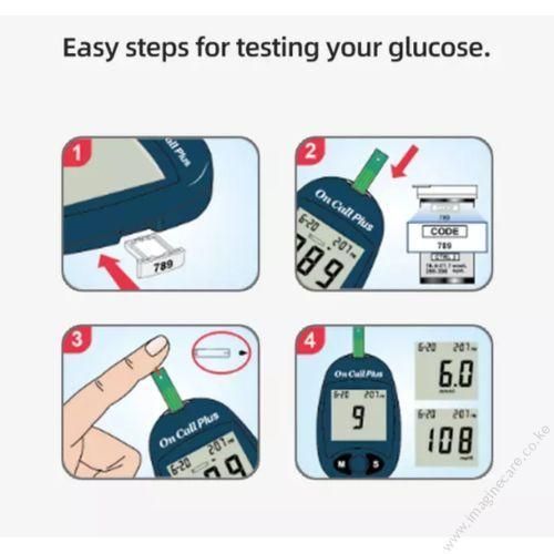 On Call Plus ON-CALL PLUS GLUCOMETER-  Convenient, accurate results in 10 seconds, Frequent testing helps to improve and control blood glucose levels, GLUCOMETER ONLY!!