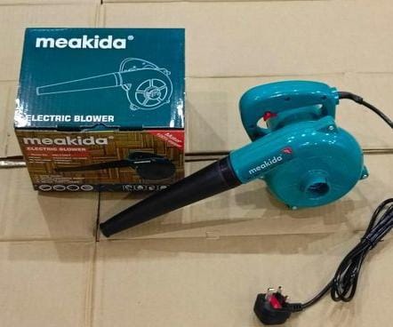 Meakida electric blower used for dust cleaning. It features a powerful 600W motor. 💥It has dual functionality, serving as both a blower and a vacuum cleaner (requires a dust collection bag).