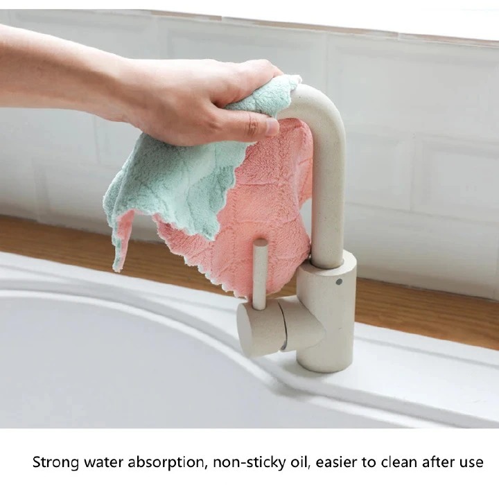 1pc,2pcs ,5pcs Super Absorbent Microfiber Kitchen Dish Cloth High-efficiency Tableware Household Cleaning Towel Kitchen Tools Gadgets
