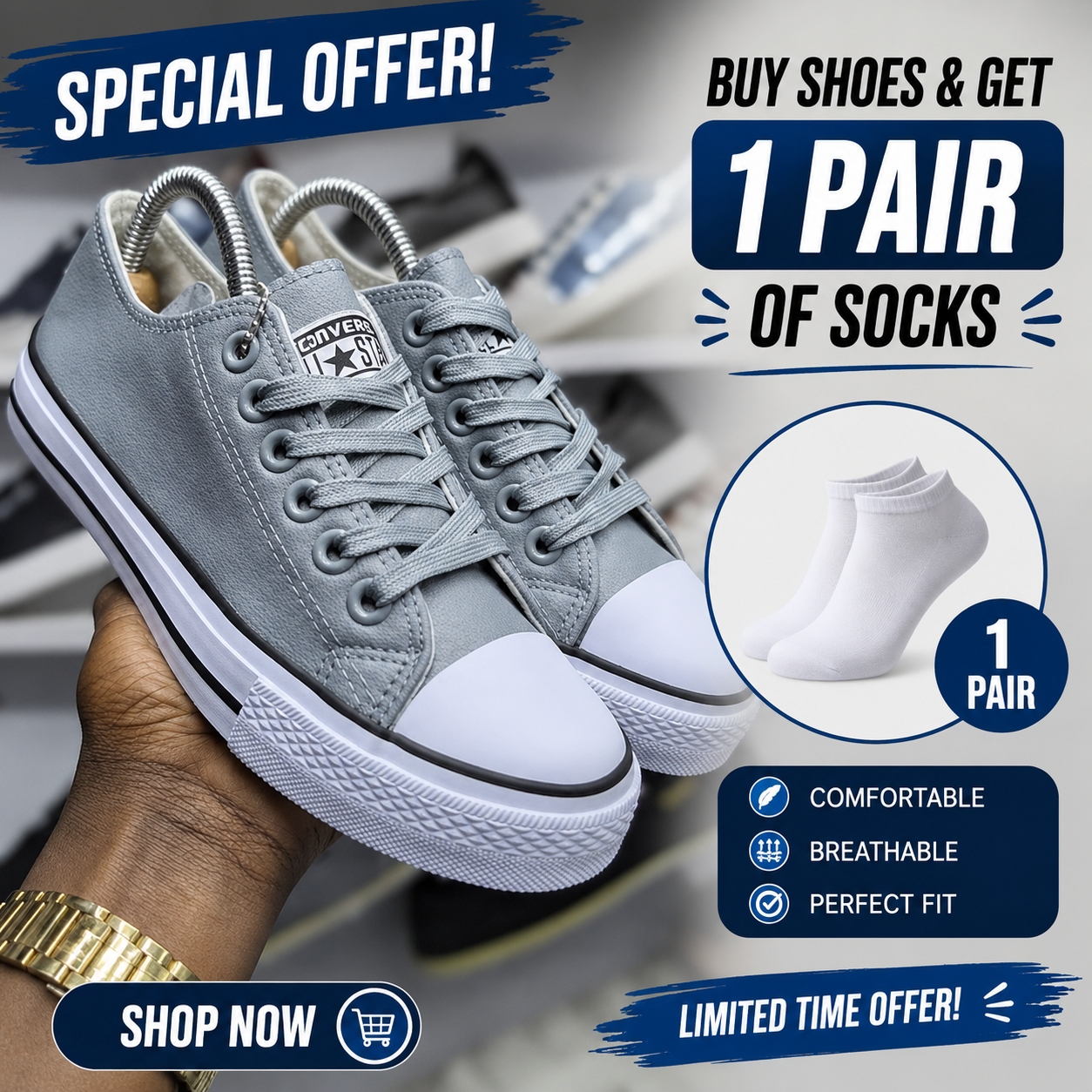 Unisex Classic Canvas Low-Top Sneakers – Versatile Lightweight Lace-Ups for Men & Women