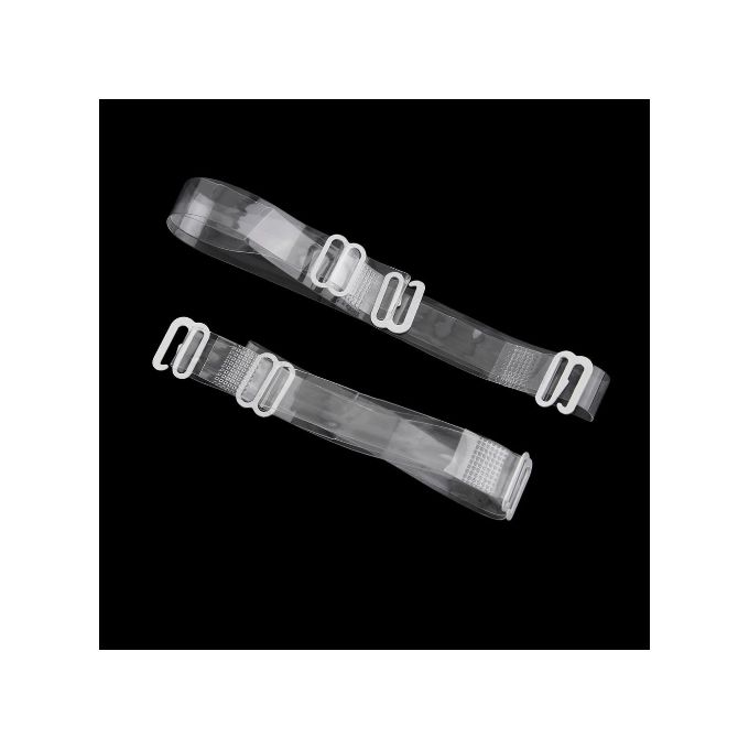 1pair ,2 pairs of  Clear Bra Strap Non-Slip Adjustable Bra Strap Soft Transparent Shoulder Strap