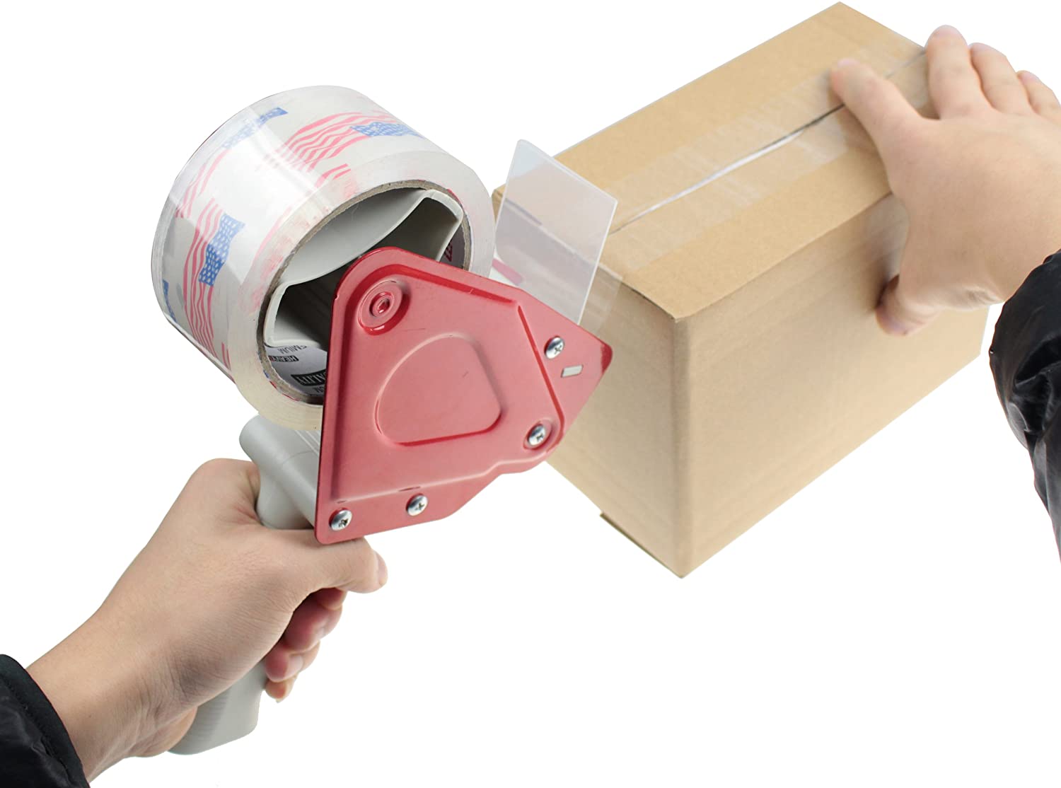 Heavy Duty Packing Tape Dispenser Gun – 2” Box Sealing Packaging Tape Cutter for Shipping, Moving & Warehouse Use