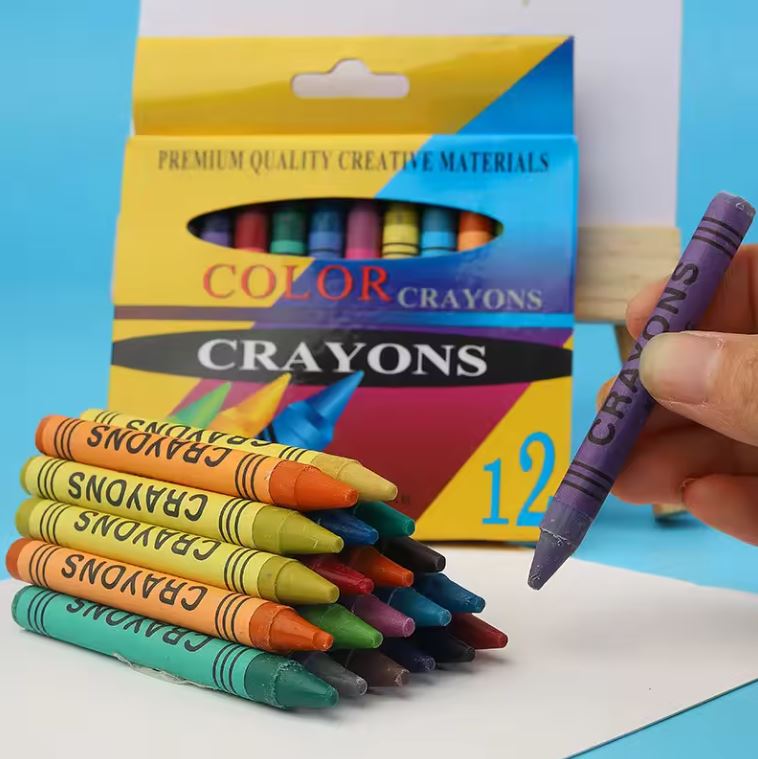 Crayola Washable Crayons for Kids – 12-Color Classic Coloring Crayons for Toddlers, Preschoolers & Children, Non-Toxic Art Supplies