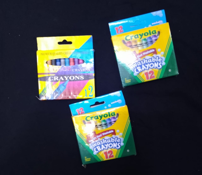Crayola Washable Crayons for Kids – 12-Color Classic Coloring Crayons for Toddlers, Preschoolers & Children, Non-Toxic Art Supplies