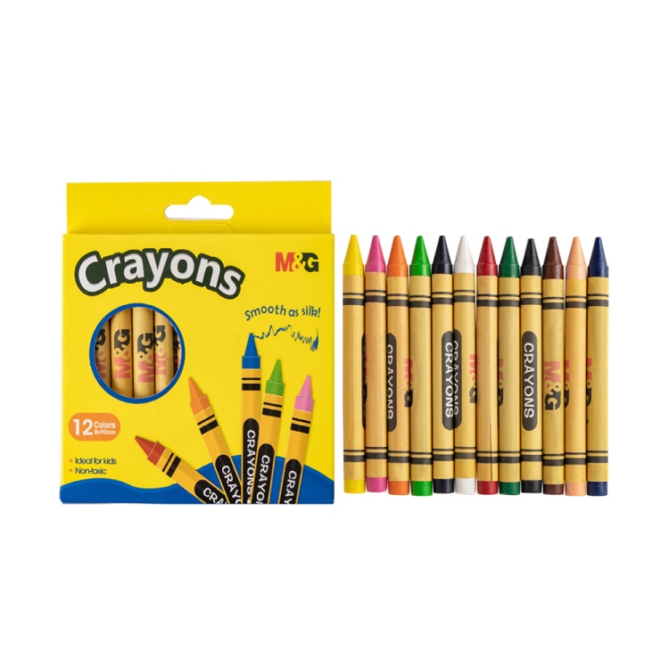 Crayola Washable Crayons for Kids – 12-Color Classic Coloring Crayons for Toddlers, Preschoolers & Children, Non-Toxic Art Supplies