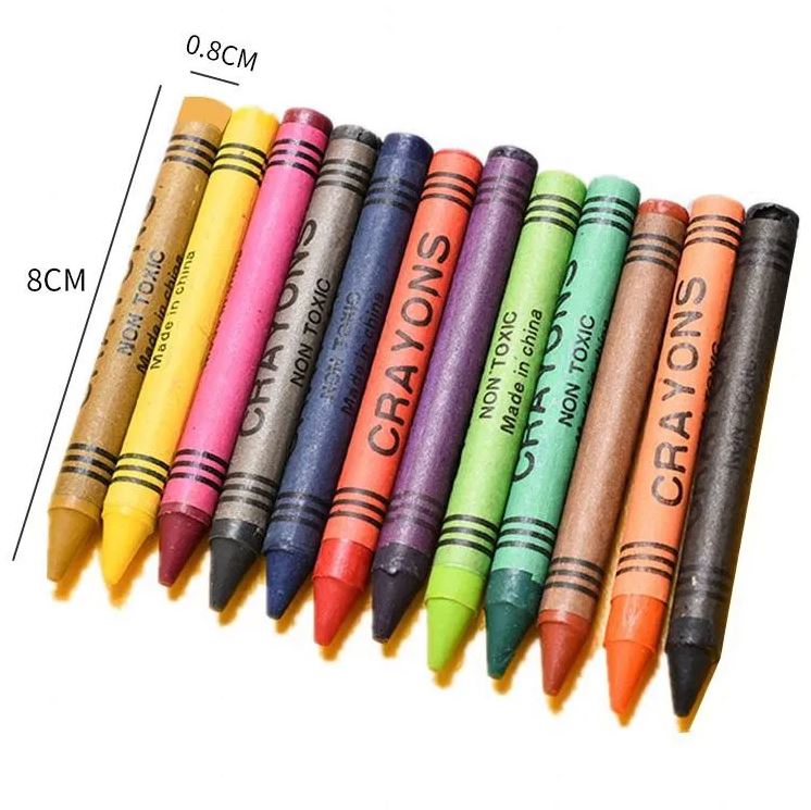 Crayola Washable Crayons for Kids – 12-Color Classic Coloring Crayons for Toddlers, Preschoolers & Children, Non-Toxic Art Supplies
