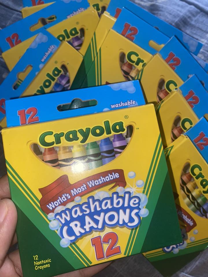 Crayola Washable Crayons for Kids – 12-Color Classic Coloring Crayons for Toddlers, Preschoolers & Children, Non-Toxic Art Supplies