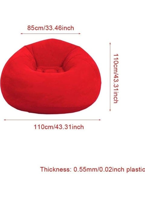 New arrival🔥🔥🔥🔥🔥 🏈🧶 Large Lazy Inflatable Sofa Seat Bean Bag Chair with Free Manual Pump, Portable Air Lounge Couch for Indoor & Outdoor Use, Easy Storage, Comfortable Relaxing Chair 🛋️✨