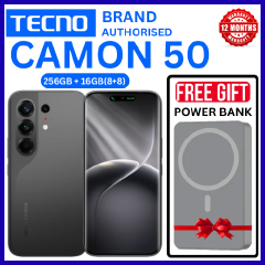 BRAND NEW TECNO CAMON 50 256GB ROM +16GB(8+8GB )RAM, 6.78" AMOLED CURVED SCREEN 6500mAh BATTERY 50MP MAIN CAMERA 32MP SELFIE ANDROID 16 SMARTPHONE