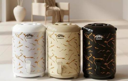 Marble Tea Urn 9.5L Hot Water Dispenser with Tap – Commercial Beverage Warmer for Tea & Coffee Serving