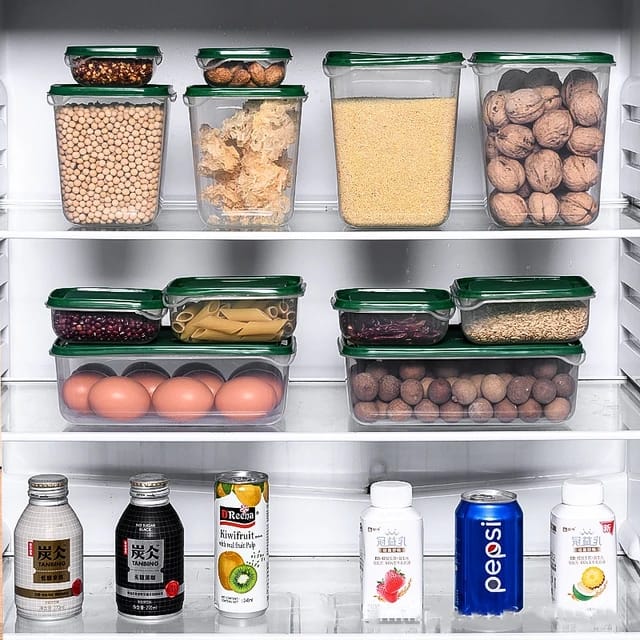 17PCS Food Storage Containers Set with Lids – Green