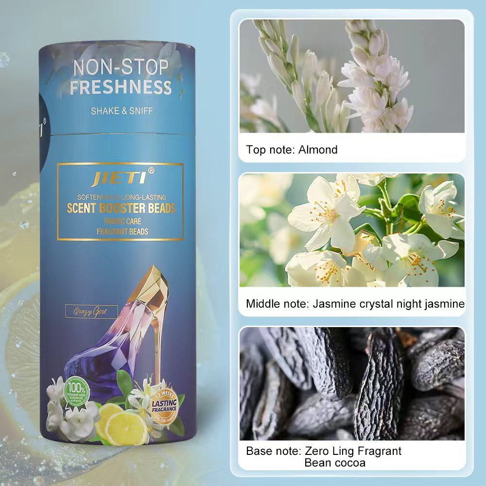 Jieti Long-Lasting Designer-Inspired Fabric Care Fragrance beads Scent beads- Jasmine Crazy Girl For all Machines