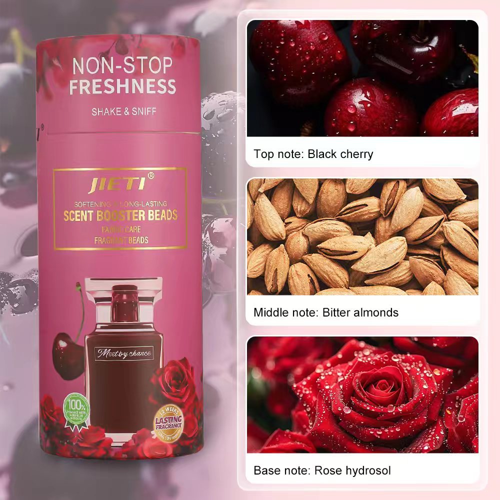 Jieti Long-Lasting Designer-Inspired Fabric Care Fragrance beads Scent beads- Cherry Meet by chance For all Machines