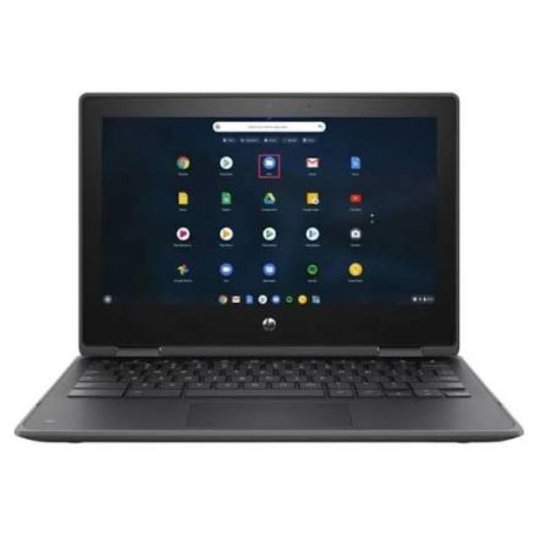 Refurbished HP Chromebook x360 11 G2 EE | 11.6" HD Touchscreen | Intel Celeron 4GB RAM 32GB SSD | 2-in-1 Convertible Student Laptop - Gray